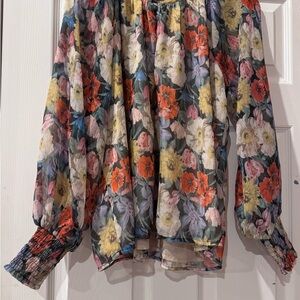 Floral Chiffon Blouse
